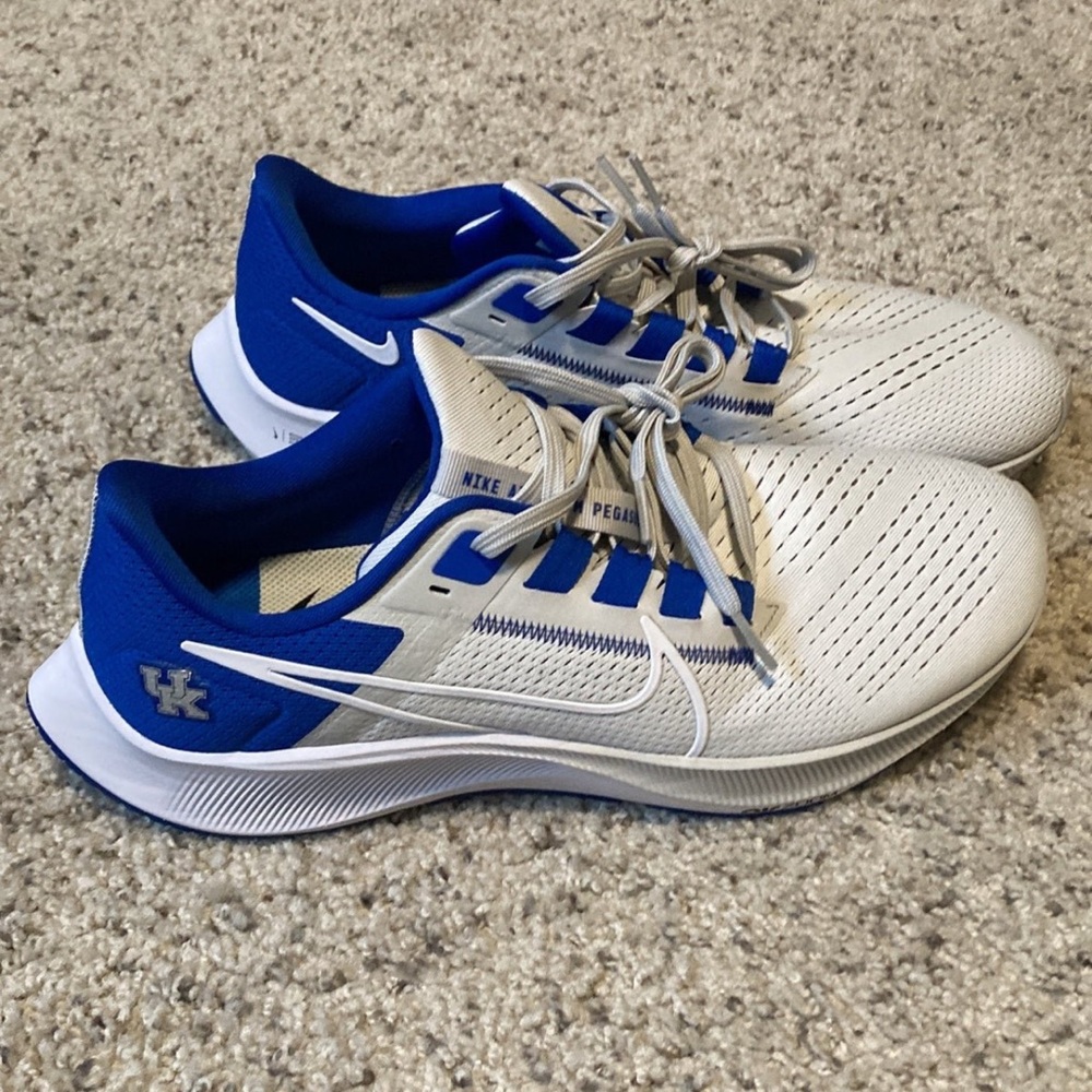 New mens Nike College Air Zoom Pegasus 38 Running Shoes University Kentucky UK